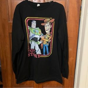 Disney Pixar Toy Story Woody Buzz Lightyear Long Sleeve Shirt